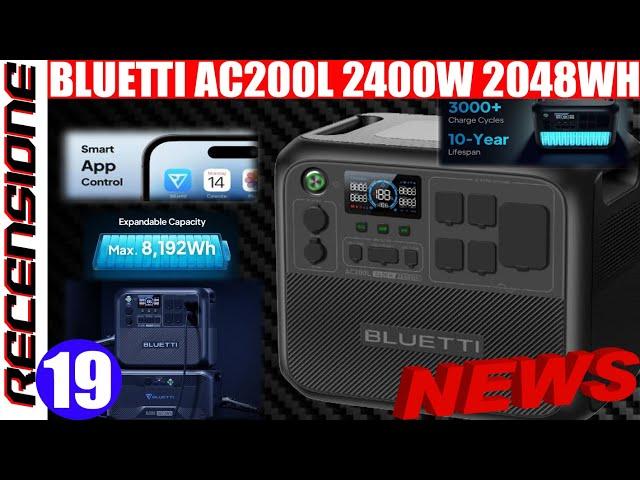 Here we are REVIEW Bluetti AC200L 2400w 1200w 2048Wh solar power station