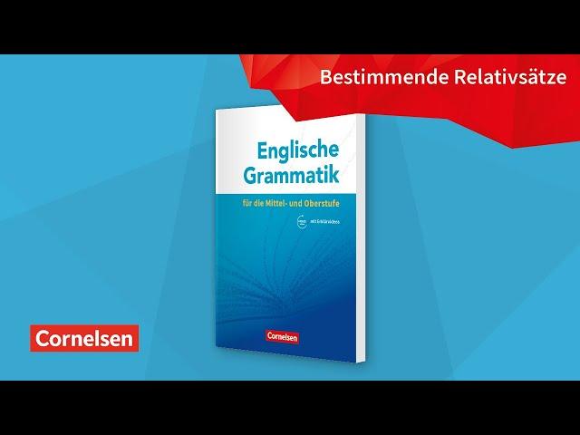 Bestimmende Relativsätze –Englische Grammatik | Erklärvideo