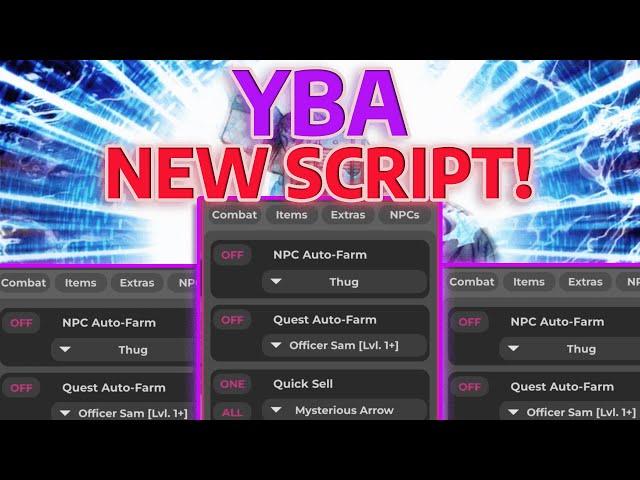 YBA NEW SCRIPT OP AUTOFARM SCRIPT - ITEM FARM, STAND FARM & MORE