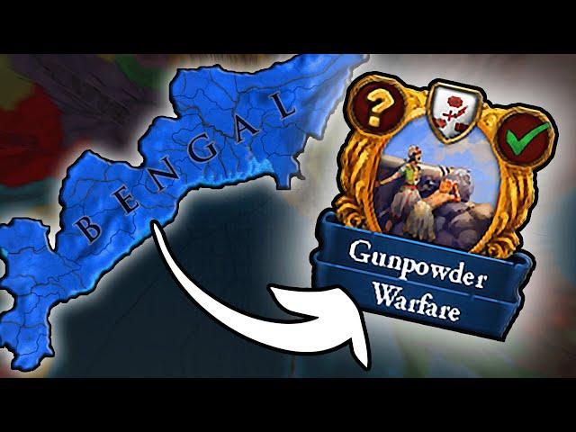 I Created The 'Tallest' Nation In EU4 Using 1450 Gunpowder Units