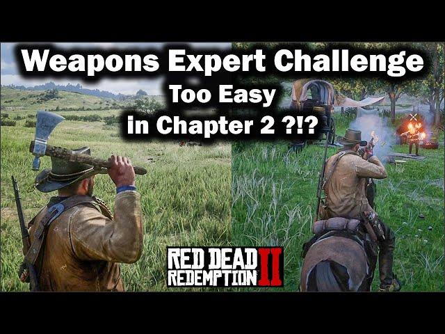 Weapons Expert Challenge made easy in Chapter 2 - Red Dead Redemption 2 - RDR2