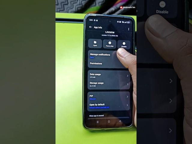 chrome notification band kaise kare | Masoom 1m #shorts