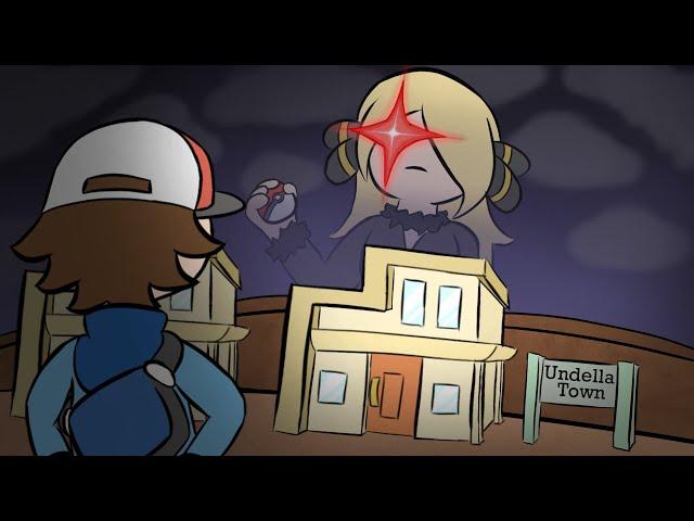 When you enter Cynthia's house in Undella Town - animation