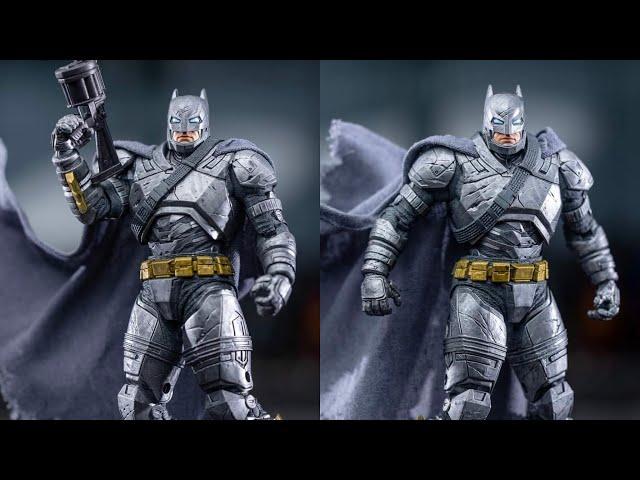 New McFarlane Toys Batman Armored Suit Bvs in hand images by robdtoys available at Titan Toyz