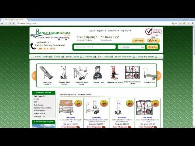 Build Your Own Hand Truck Online @ Handtrucks2go.com