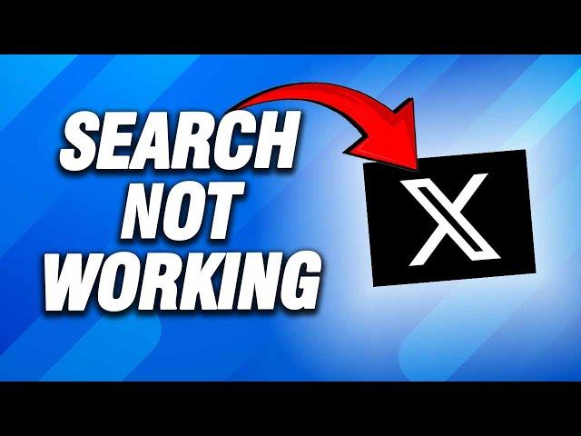 X Twitter App Search Not Working | How To Fix Easy