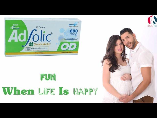 adfolic od 600 mcg uses in urdu | quatrefolic tablet uses | folic acid tablet uses | pregnancy