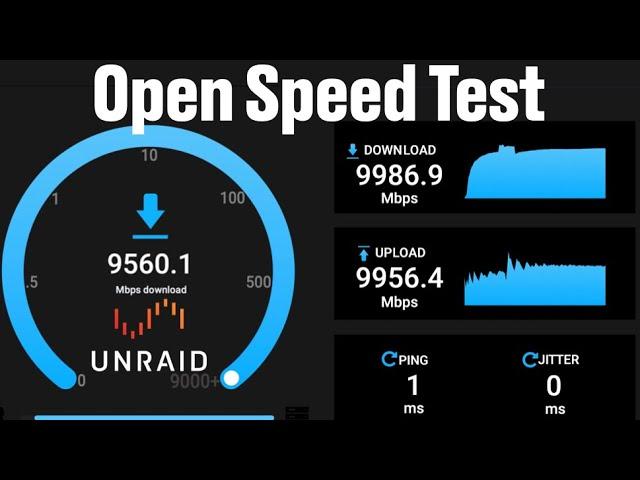 Host your own Speed Test Server Container with Docker on Unraid