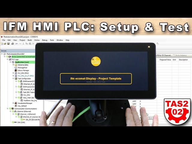 IFM CR1203 HMI Controller: Initial Setup & Add Ethernet IO in CODESYS