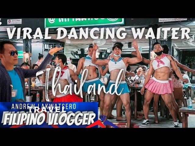 VIRAL DANCING WAITER IN BANGKOK THAILAND SATHANEE MEE HOI SEAFOOD RESTAURANT TRAVEL VLOGS PART 7