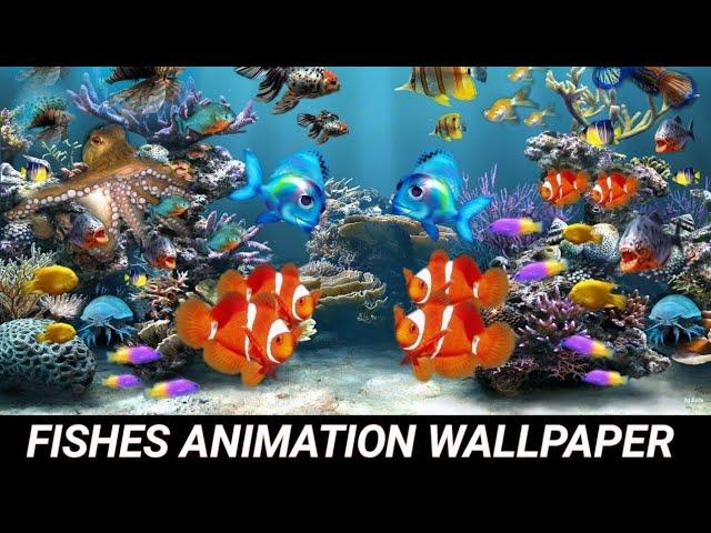 HOW TO SET FISHES ANIMATION WALLPAPER ON MOBILE.