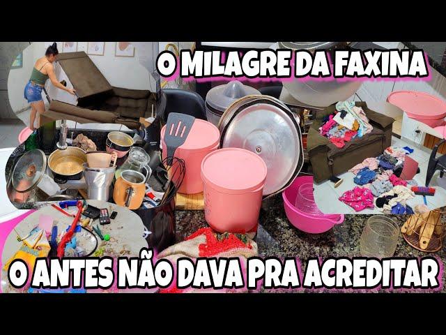 NINGUÉM ACREDITA QUE É A MESMA CASA7 HORAS DE FAXINA PESADA- O RESULTADO FOI SURPREENDENTE️