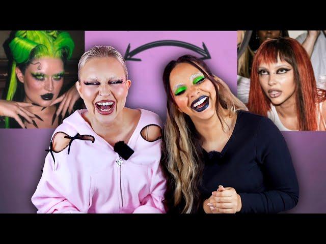 Switching makeup looks with Jade Thirlwall!!