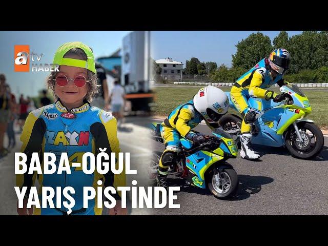 World Champion Kenan Sofuoglu and his 4-year-old son Zayn are on the racetrack!