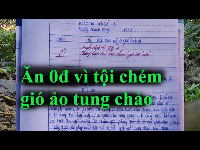 Bài văn chém gió ảo tung chảo của học sinh #304