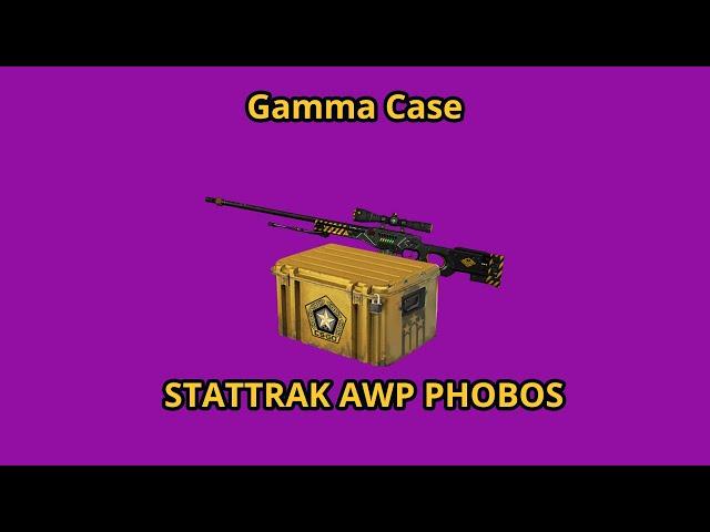 CSGO StatTrak AWP Phobos Gamma Case Unbox!