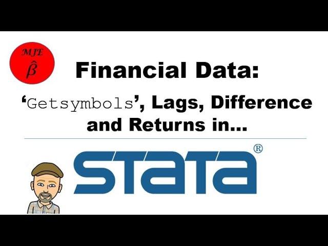 Financial Data in Stata: Getsymbols, Lags, Differences and Returns