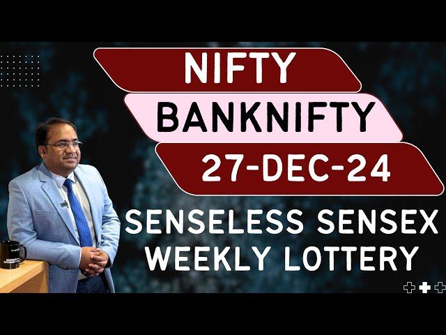 Nifty Prediction and Bank Nifty Analysis for Friday | 27 December 24 | Bank Nifty Tomorrow