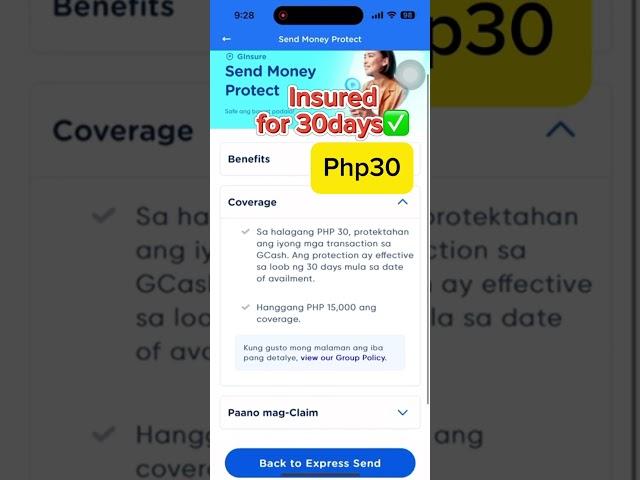 Gcash New Update :  I-protect ang padala kung sakaling ma-scam for only PHP30! (January 2024)