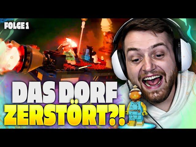  Nach UPDATES noch VIEL GEILER?!! Das Fluggerät CRASHT in unsere Basis  Folge 1 | Lego Fortnite