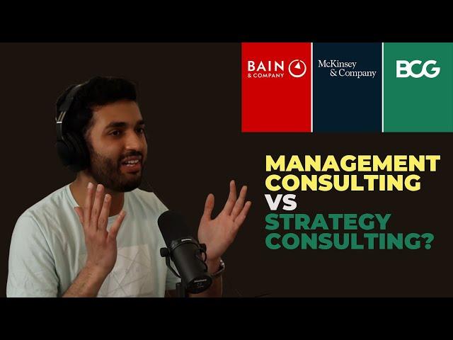 Management Consulting vs Strategy Consulting - What's the difference?