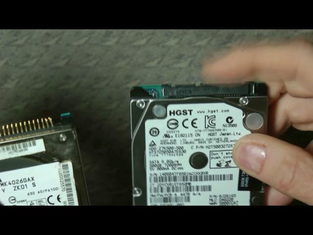 SATA vs IDE COMPUTER HARD DRIVE HOW THEY LOOK!