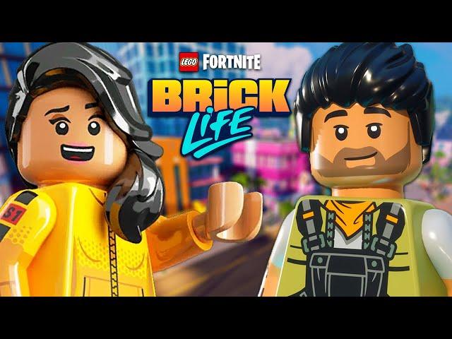 #EpicPartner PLAYING LEGO Fortnite Brick Life with my BOYFRIEND!