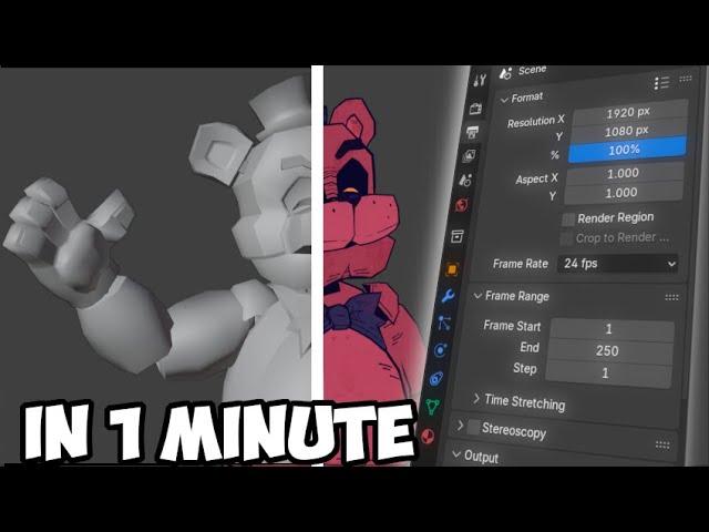 HOW TO EXPORT YOUR FNAF BLENDER ANIMATIONS IN 1 MINUTE