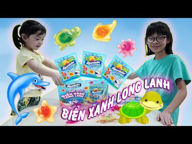 Eating Alpenliebe Jelly candy  AnAn ToysReview TV 