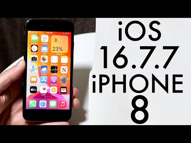 iOS 16.7.7 On iPhone 8! (Review)