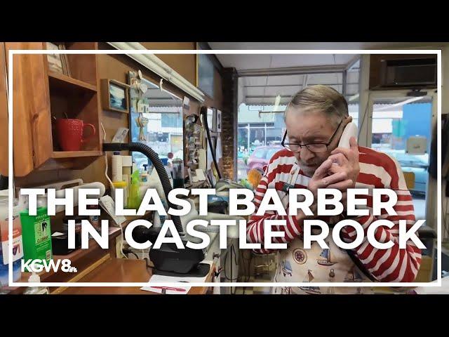 Castle Rock's only barber retires after more than 70 years