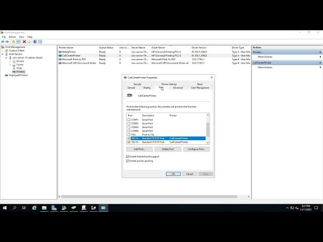 Windows Server - Print Server Install, Backup & Restore