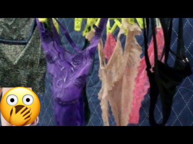 WASHING MY UNDERWEAR LINGERIE AND PANTY COLLECTION