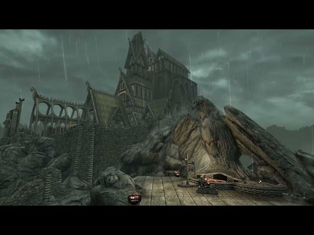 Skyrim: Music & Ambience - Rainy Towns 10 Hours