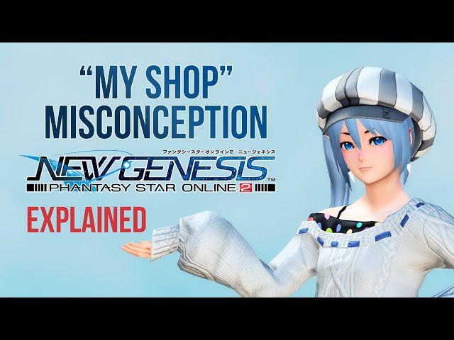 NEW PSO2NGS Shop System Misconception EXPLAINED! How it ACTUALLY Works