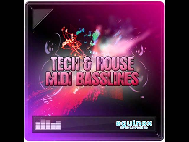 Tech & House MIDI Basslines (MIDI Loops)