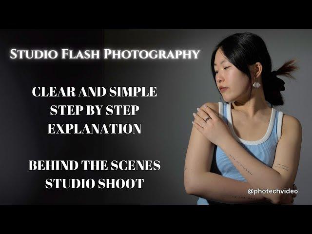 Create Your Desired Flash Lighting Effect Step By Step Tutorial BTS Studio Shoot. #flashphotography