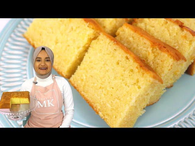 Soft fluffy BUTTER CAKE │Easy & Moist butter cake