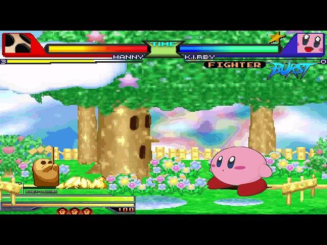 NICK54222 MUGEN: Hanny VS Kirby