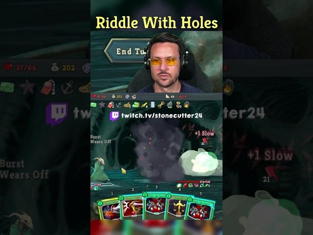 Riddle With Holes #slaythespire #holes #win #giant #head