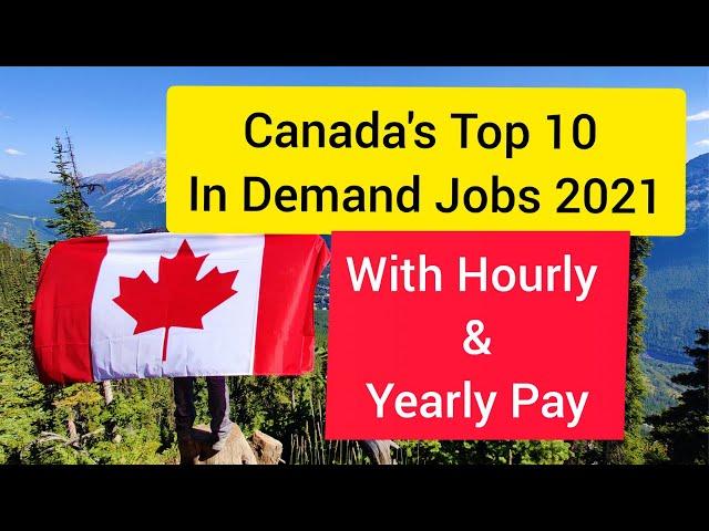 TOP 10 IN DEMAND JOBS IN CANADA