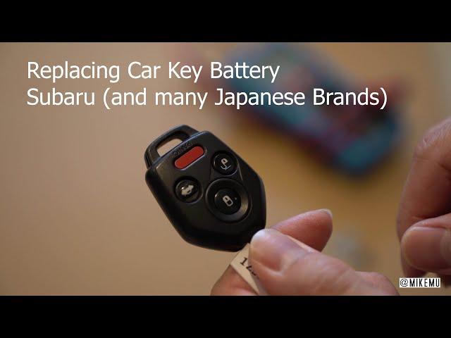 How to Replace Your Car Key Battery | Subaru