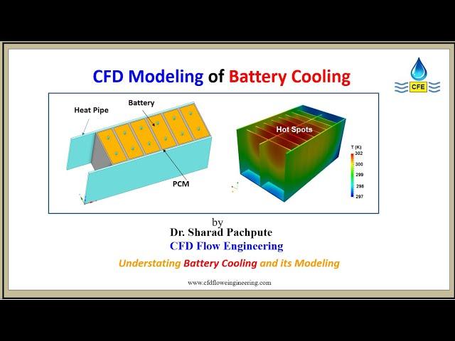 CFD Modelling of Battery Cooling with Heat Pipe PCM| Complete Tutorial| ANSYS