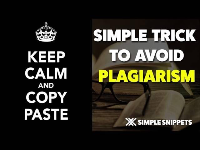 Simple Trick to Check and Avoid Plagiarism during Assignment Submissions