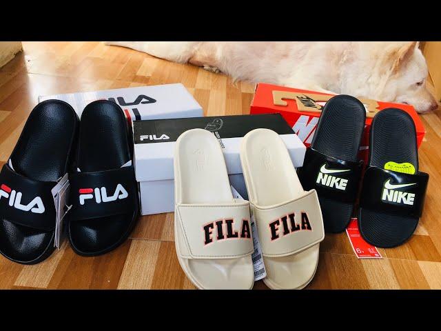 Comfortable Slides | Nike Fila Unboxing