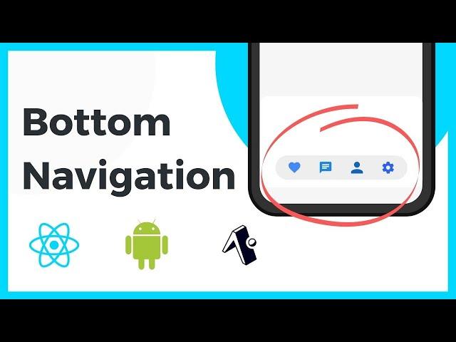 How to create a Custom Bottom Navigation Bar in React Native Tutorial (Expo)