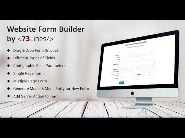 Odoo Website Form Builder By 73Lines