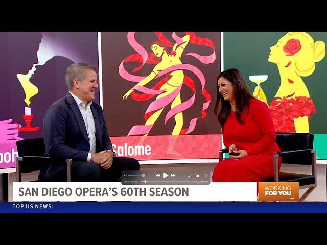 CBS 8 interviews David Bennett about San Diego Opera's 60th Anniversary