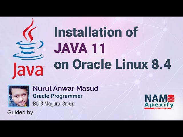 How to install Java [Java 11] on oracle Linux 8 [oracle Linux 8.4]