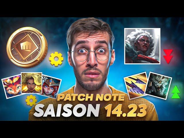 PATCH NOTE 14.23 - 3 REWORKS DE CHAMPIONS, BAN POUR LES TROLL EN CHAMPSELECT !